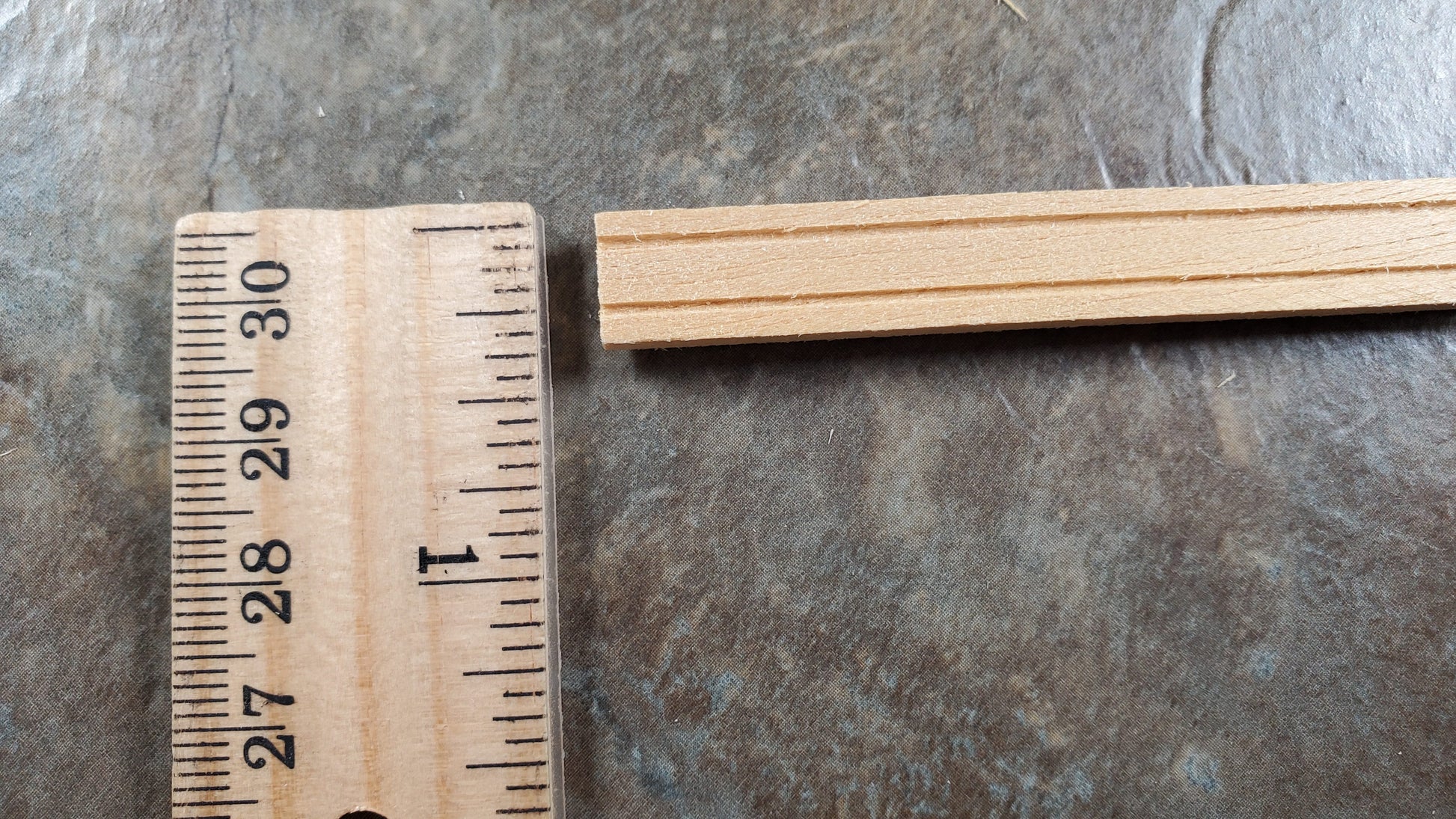 Dollhouse Window and Door Casing 3 Pieces 3/8" x 18" long 1:12 Scale HW7141