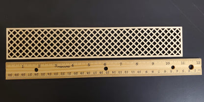 Dollhouse Lattice Decoration Exterior Architectural Detail 1:12 Scale Miniature