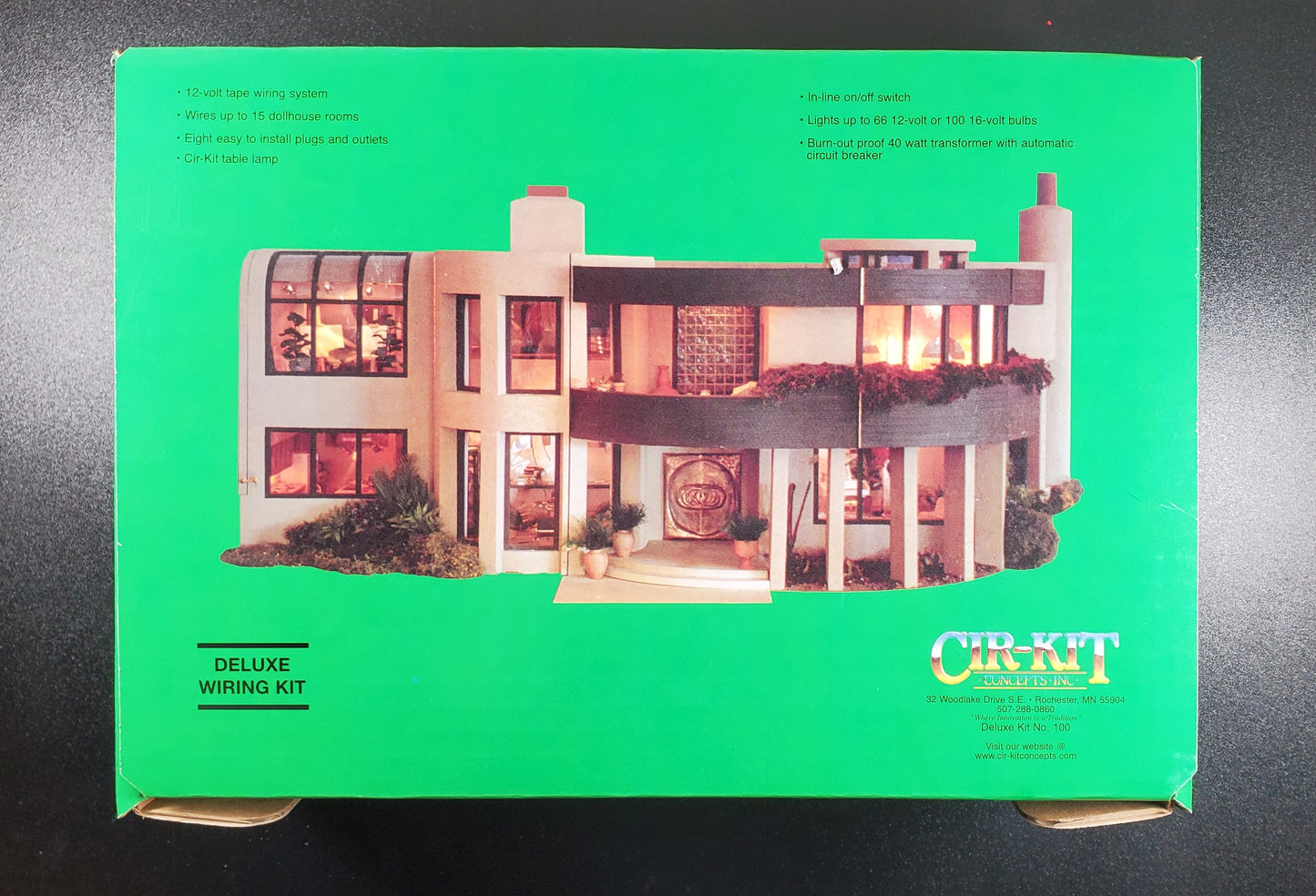 Dollhouse Deluxe Wiring Kit for Large Houses 66 Bulbs 12 Volt Tape Wire System