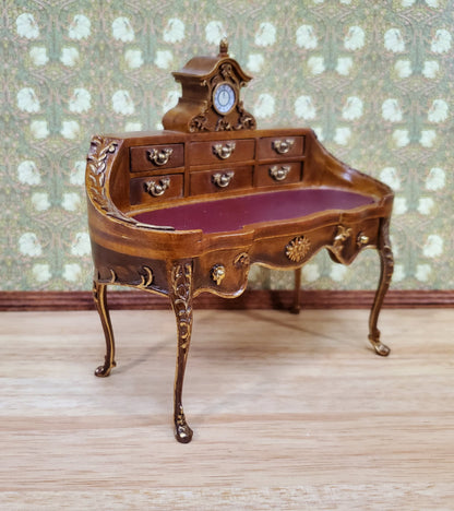 JBM Dollhouse Writing Louis XV Bombe Style Furniture 1:12 Scale Miniature
