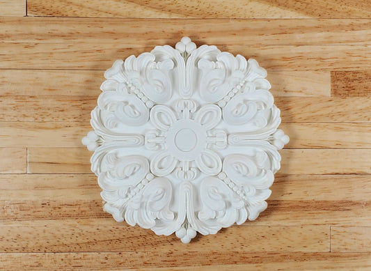 Dollhouse Ceiling Rose Medallion for Battery Lights 1:12 Scale Miniature Style 8