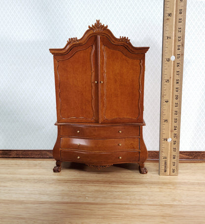JBM Dutch Baby House Cabinet Dollhouse Large 1:12 Scale Miniature Walnut Finish