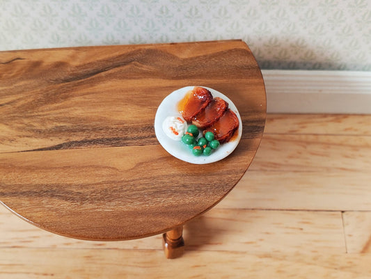 Dollhouse HALF SCALE Beef Pot Roast Dinner 1:24 Miniature Food