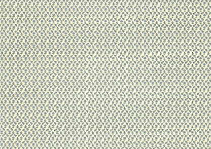 Dollhouse Wallpaper Country Blue Rose 3 sheets 1:12 Scale Miniature