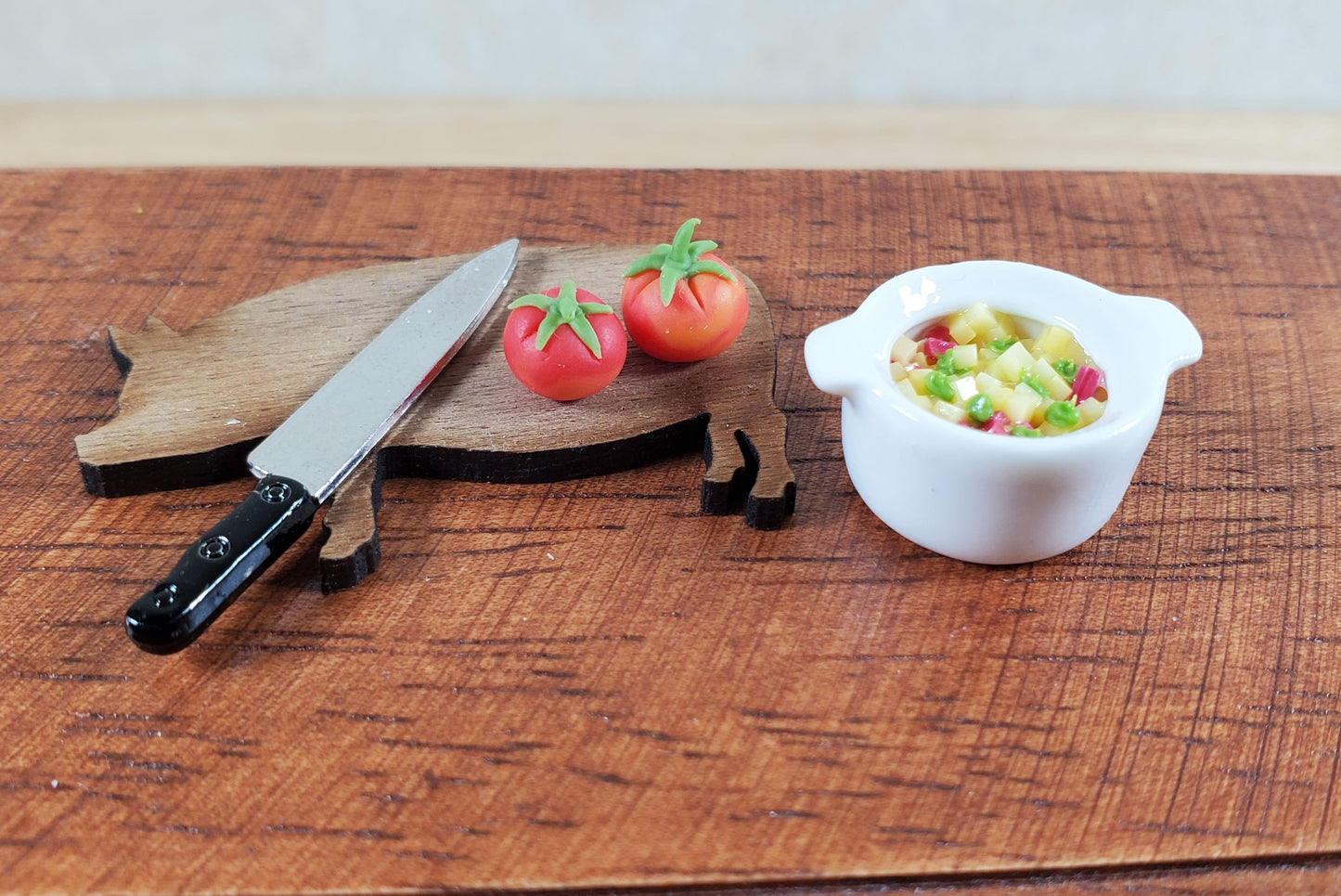 Dollhouse Spicy Corn Side Dish in a Pot 1:12 Scale Miniature Food
