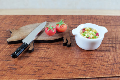 Dollhouse Spicy Corn Side Dish in a Pot 1:12 Scale Miniature Food