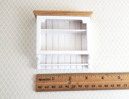 Dollhouse Miniature Hanging Shelf White 1:12 Scale Kitchen Bathroom Furniture