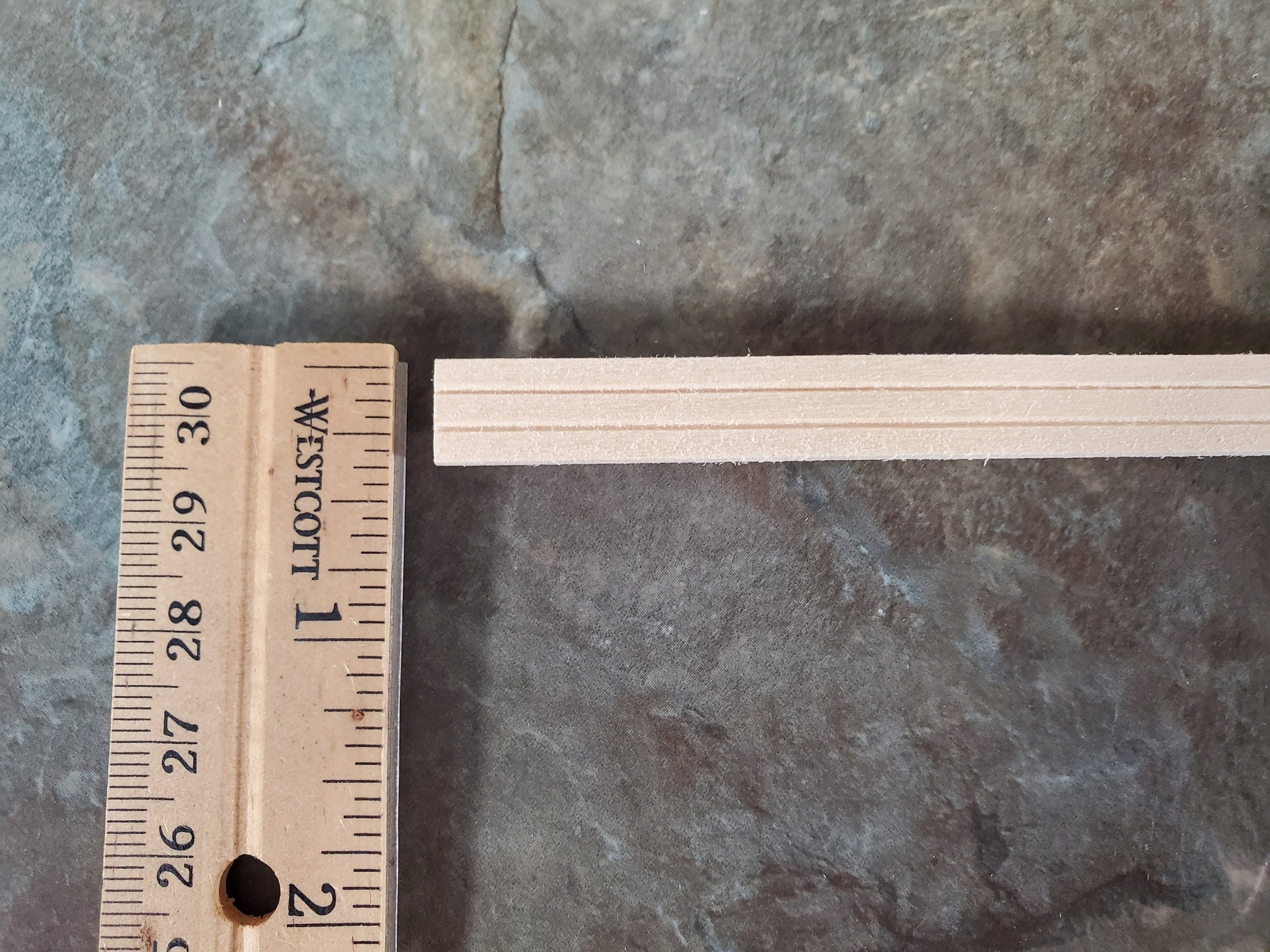 Dollhouse Window or Door Casing Trim Molding 10mm wide x 45mm long 1:12 Scale