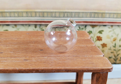 Dollhouse Round Tilted Lab Jar Real Glass Mad Scientist 1:12 Scale Miniature