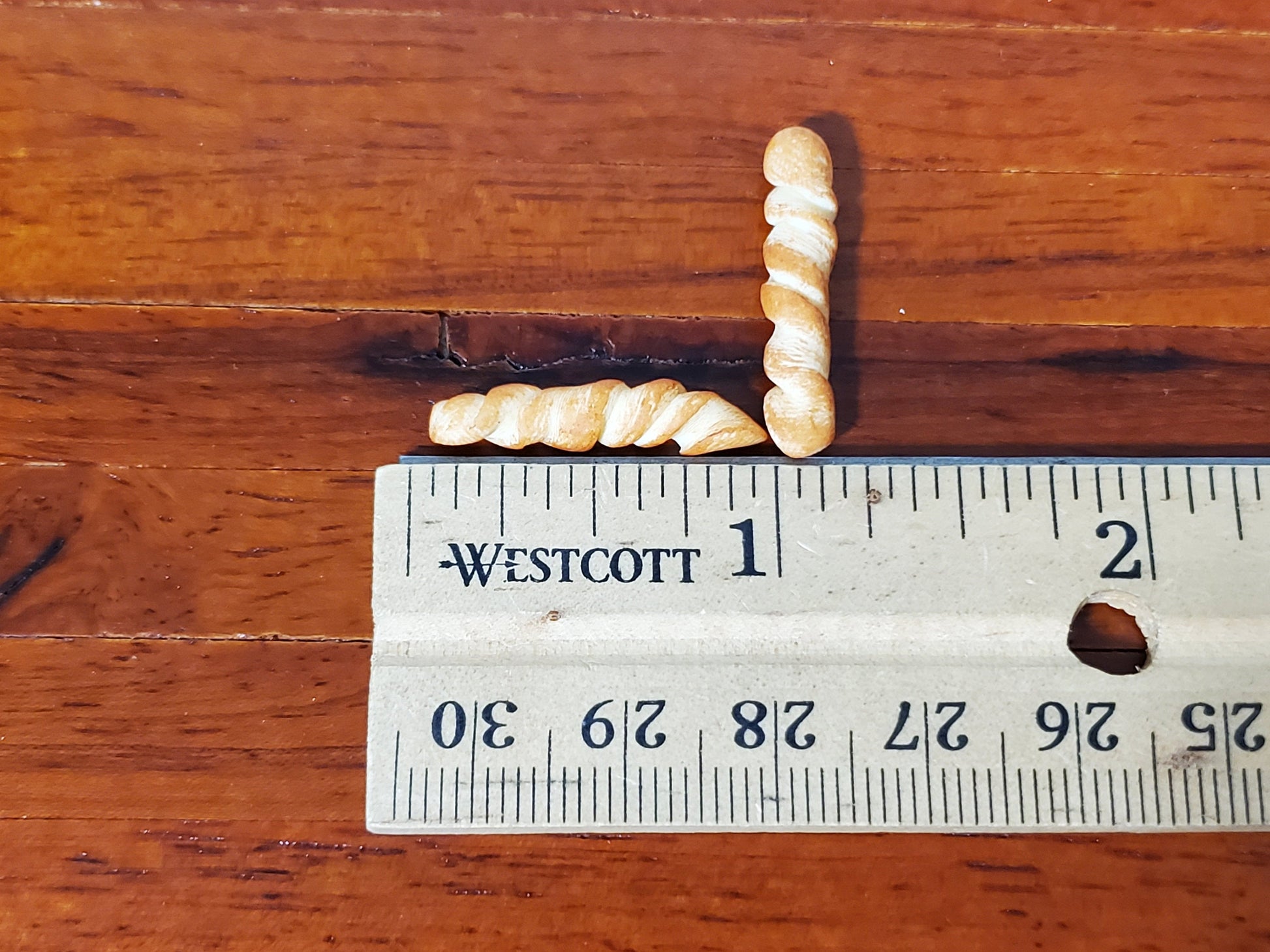 Dollhouse Baguettes Long Bread Rolls 5 Loaves 1:12 Scale Food Kitchen Bakery