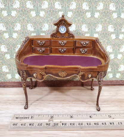 JBM Dollhouse Writing Louis XV Bombe Style Furniture 1:12 Scale Miniature