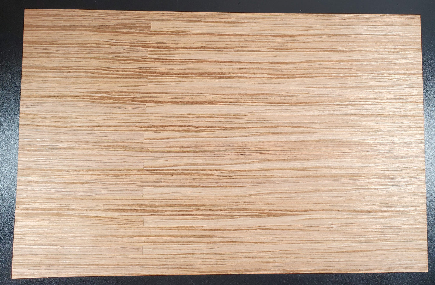 Dollhouse Wood Floor Weathered Oak Real Wood Peel & Stick 1:12 Scale 17" x 11"