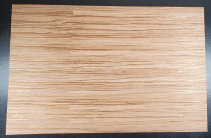 Dollhouse Wood Floor Weathered Oak Real Wood Peel & Stick 1:12 Scale 17" x 11"