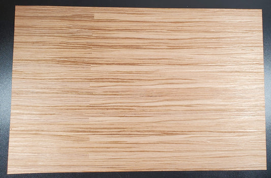 Dollhouse Wood Floor Weathered Oak Real Wood Peel & Stick 1:12 Scale 17" x 11"