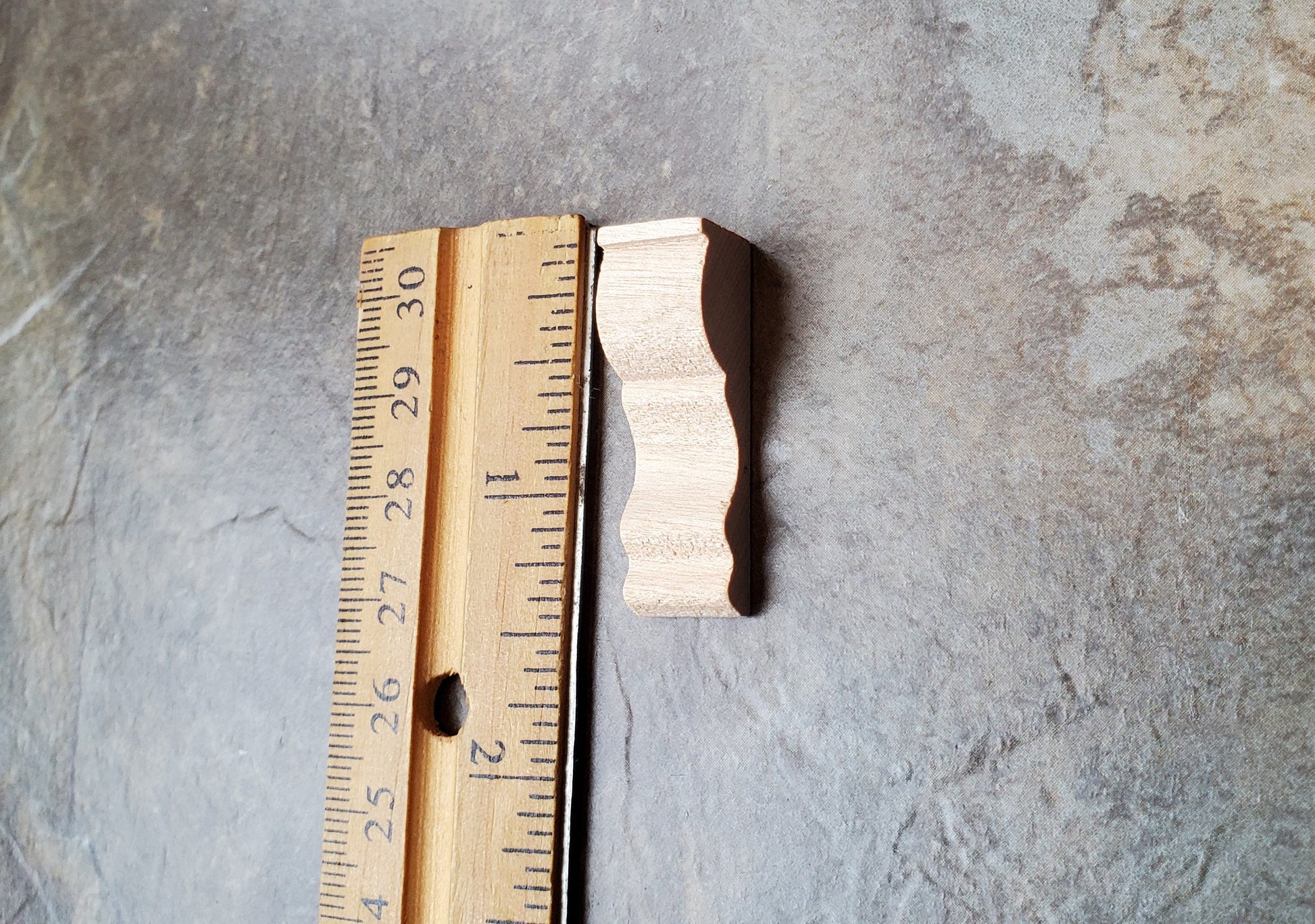 Dollhouse Miniature Wood Corbels or Decorative Brackets 1:12 Scale Set of 4