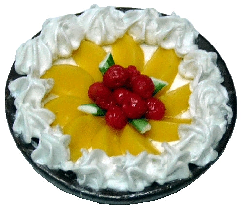 Dollhouse Meringue Pie 1:12 Scale Miniature Food Kitchen Dessert Bakery