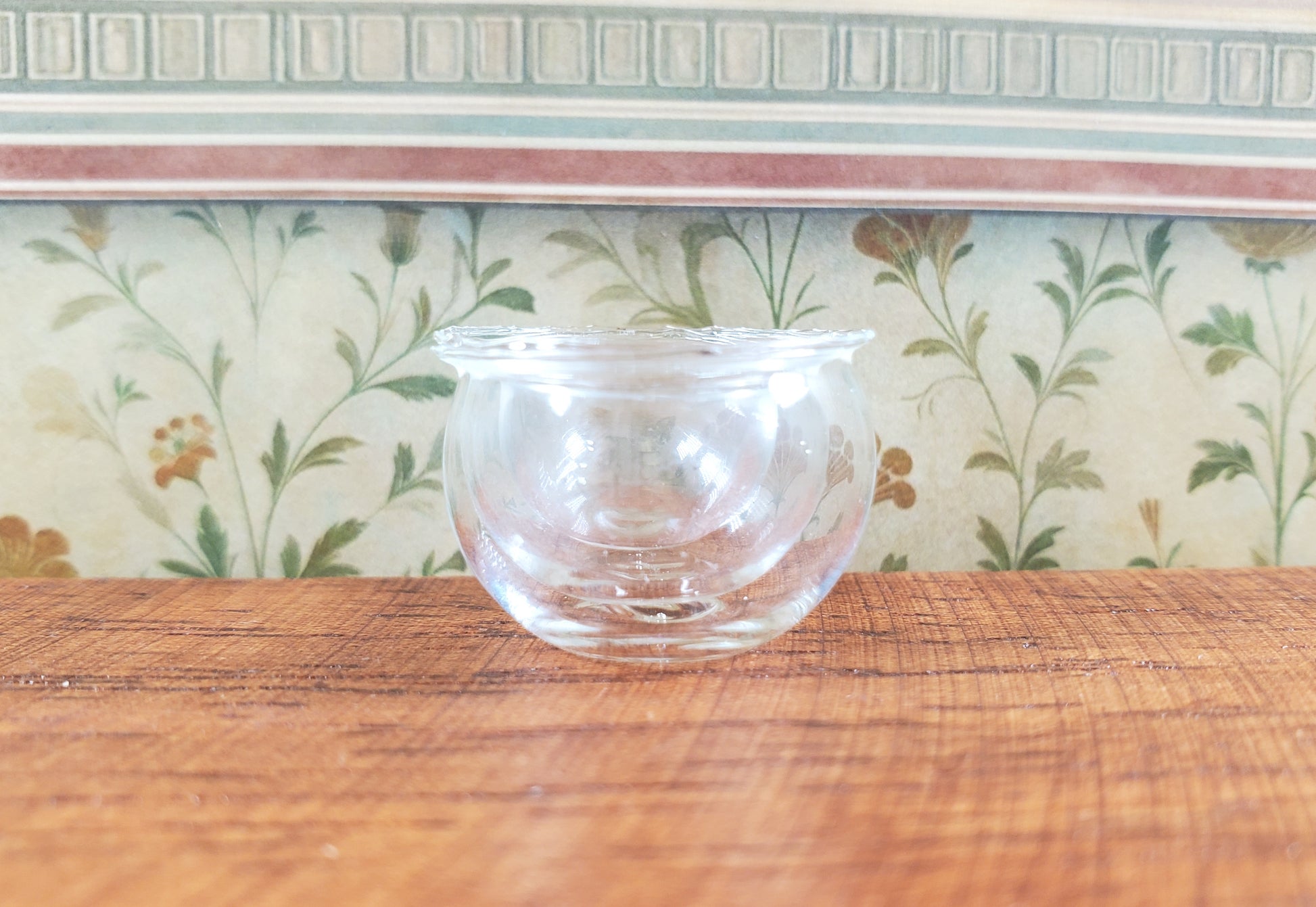 Dollhouse Clear Glass Nesting Bowls Set of 3 1:12 Scale Miniature Kitchen