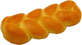 Dollhouse Braided French Bread Loaf 1:12 Scale Miniature Food Kitchen