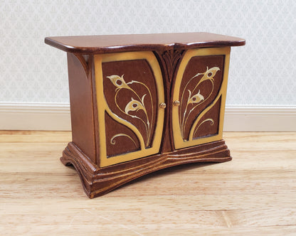 JBM Dollhouse Sideboard Buffet Art Nouveau Style 1:12 Scale Miniature Furniture