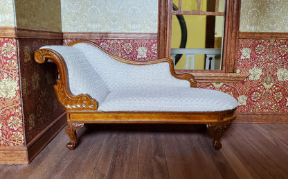 JBM Dollhouse Chase Lounge Sofa French Victorian1:12 Miniature Furniture Couch