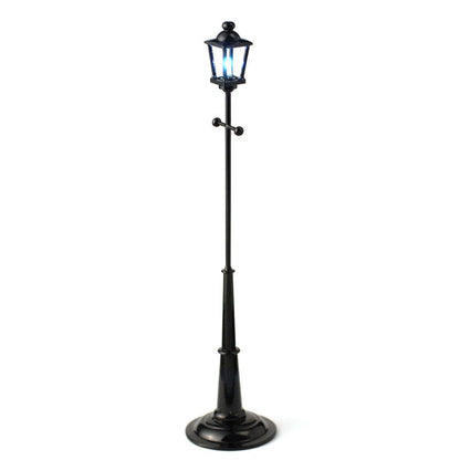 Dollhouse Tall Street Lamp LED Battery Light Metal Large 7 3/4" 1:12 Scale Miniature