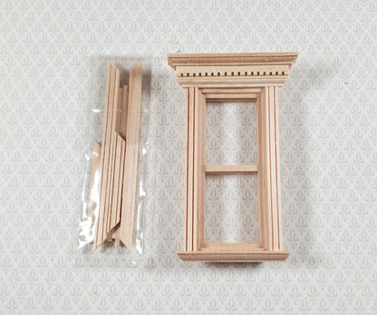 Dollhouse HALF SCALE 1:24 Window Yorktown Interior Trim Wood H5051 Houseworks
