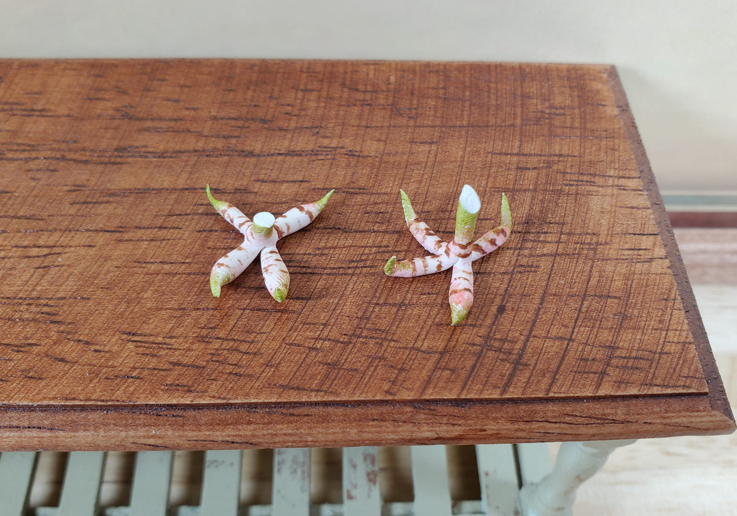 Dollhouse Ginger Root 2 Bunches 1:12 Scale Miniature Food Kitchen Grocer