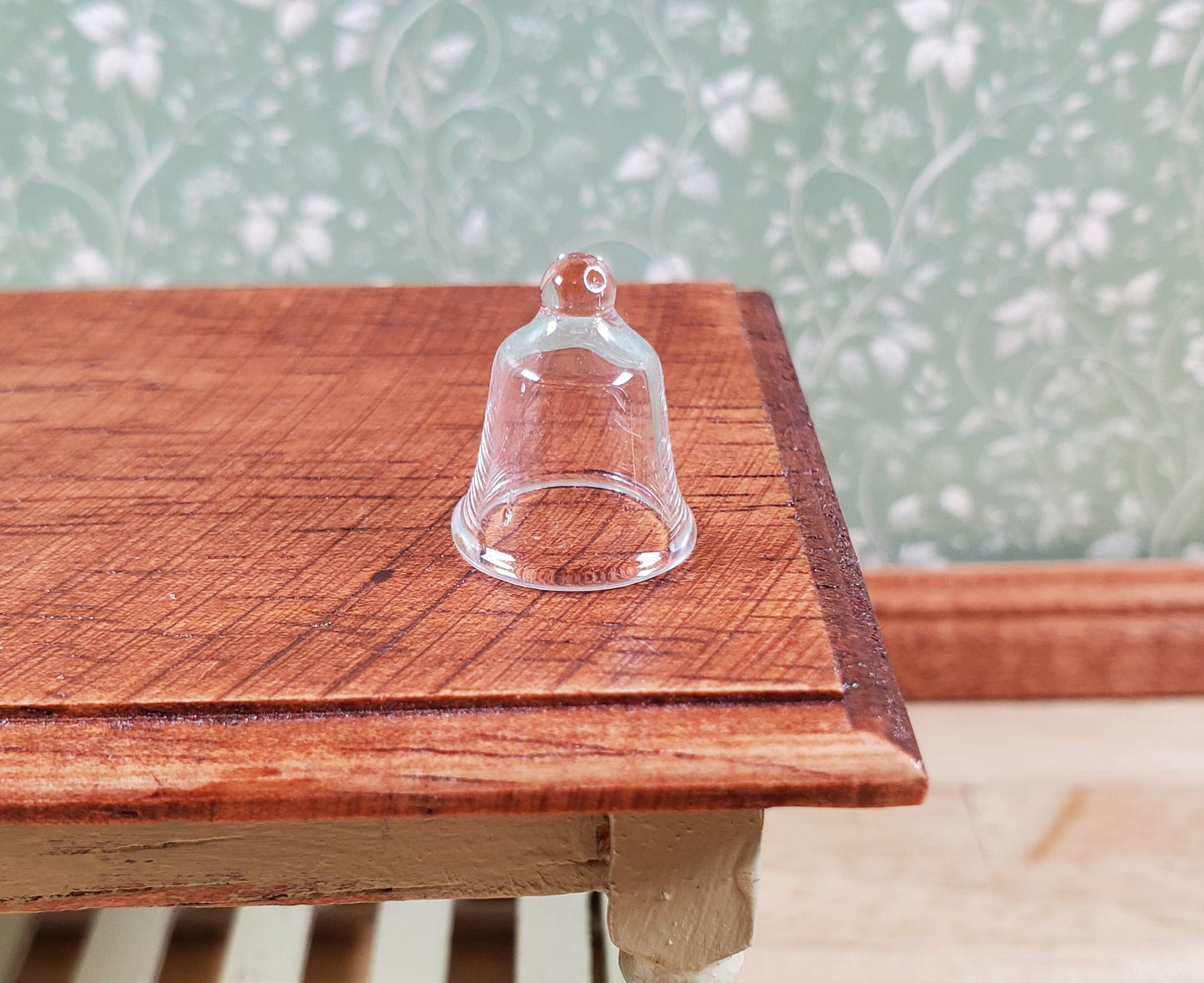Dollhouse Tiny Clear Glass Bell or Cloche Small 1:12 or Half Scale Miniature