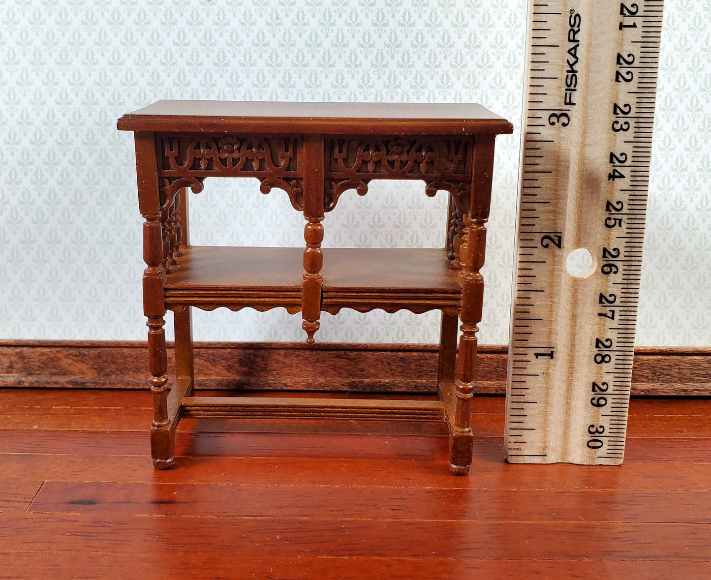 JBM Dollhouse Court Cupboard Tudor Medieval Style 1:12 Scale Miniature Furniture