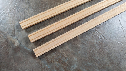 Dollhouse Window and Door Casing 3 Pieces 3/8" x 18" long 1:12 Scale HW7141
