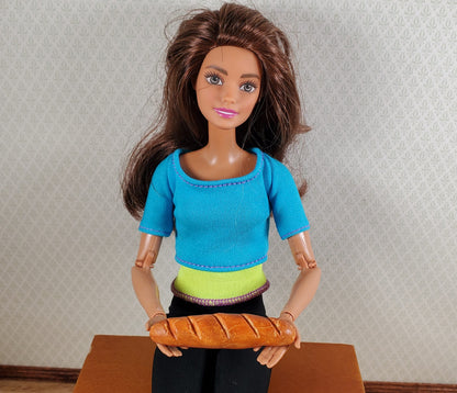 Dollhouse 1:6 Scale French Bread Loaf Playscale Fashion Doll Food Kitchen Bakery