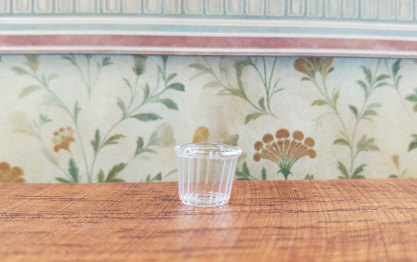 Dollhouse Clear Glass Cup or Votive Holder 1:12 Scale Miniature Glasses Cups