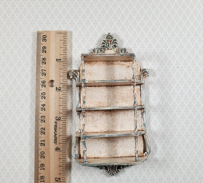 Dollhouse Artisan Hanging Shelf 1:12 Scale Miniature Shelves Shabby Chic