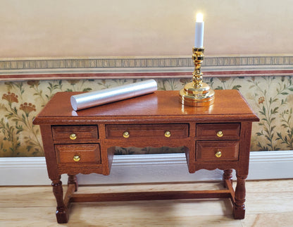Dollhouse Battery Light with Wand Candle Stick Large 1:12 or 1/6 Scale Lamp