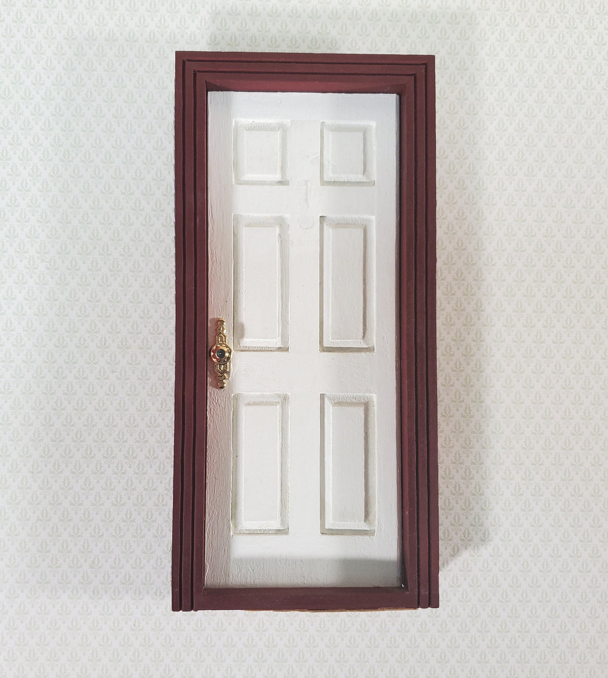 Dollhouse Doorknobs Handles Fancy Gold 1 Set 1:12 Scale Miniatures