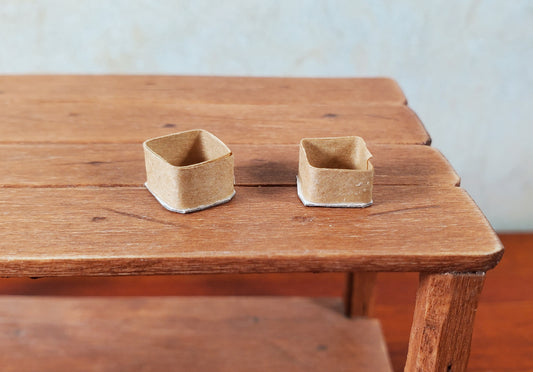 Dollhouse Small Berry Baskets Set of 2 1:12 Scale Miniature