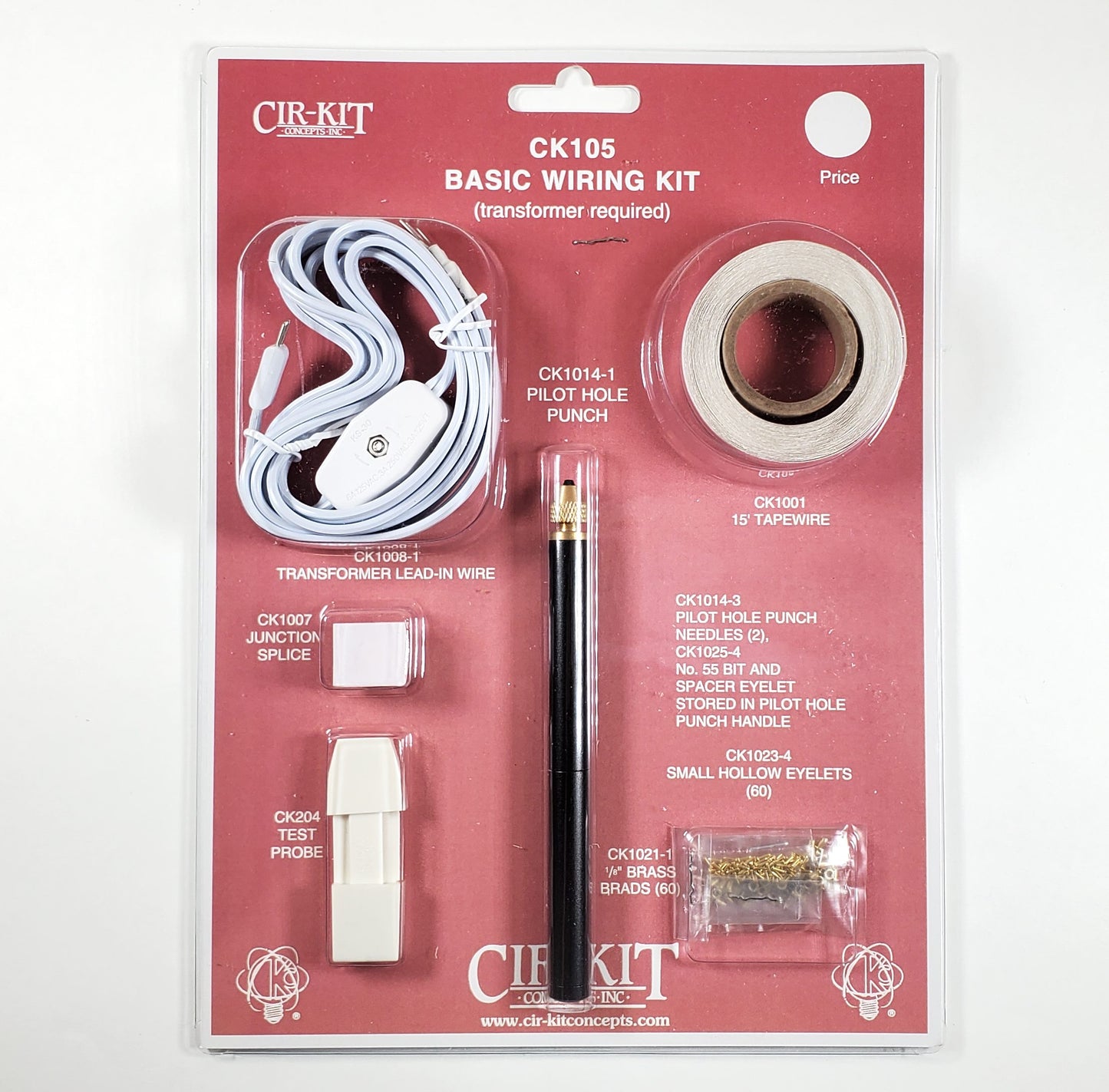 Dollhouse Basic Wiring Kit 12 Volt Tape Wire System Cir-Kit Concepts