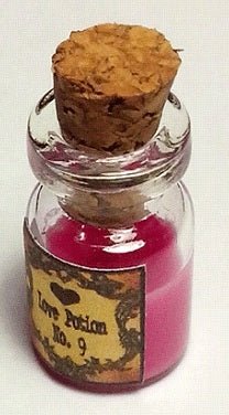 Dollhouse Potion Jar Love Potion No 9 1:12 Scale Dollhouse