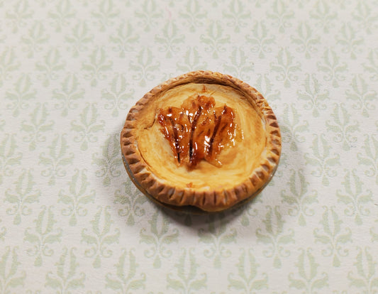 Dollhouse Whole Apple Pie in Tin 1:12 Scale Miniature Kitchen Food Bakery