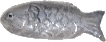 Dollhouse Sea Bream Fish 1:12 Scale Miniature Food Kitchen