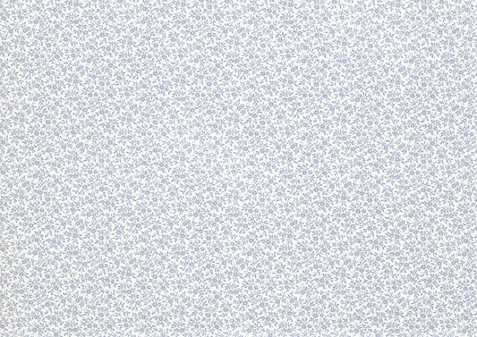 Dollhouse Wallpaper Tiny Periwinkle Lace 3 Sheets White Pink Green Blue 1:12