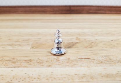 Dollhouse Large Silver Christmas Bell 1:12 Scale Miniature