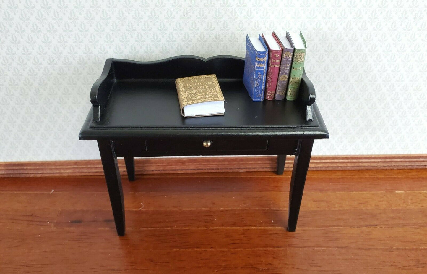 Dollhouse Miniature Book Set x5 Children's Classics 1:12 Scale (blank inside)