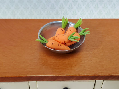 Dollhouse Carrots Set of 5 Vegetables 1:12 Scale Miniatures Kitchen Groceries