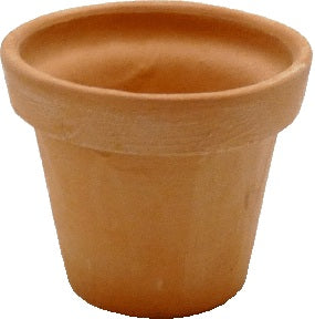 Dollhouse Large Terra Cotta Planter Unglazed Clay Pots 1:12 Scale Miniature