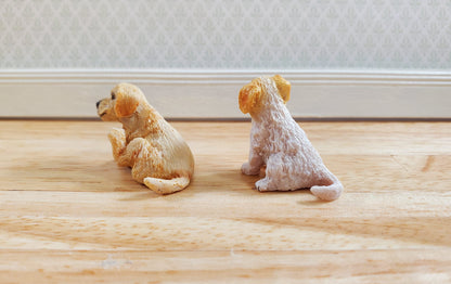 Puppy Dogs Set of 2 Puppies by Falcon Miniatures 1:12 Scale