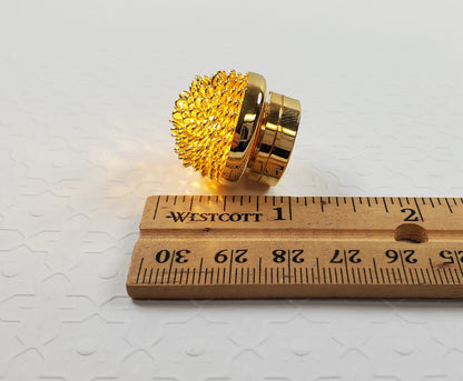 Dollhouse Ceiling Light Battery Operated Gold Fancy 1:12 Scale Miniature