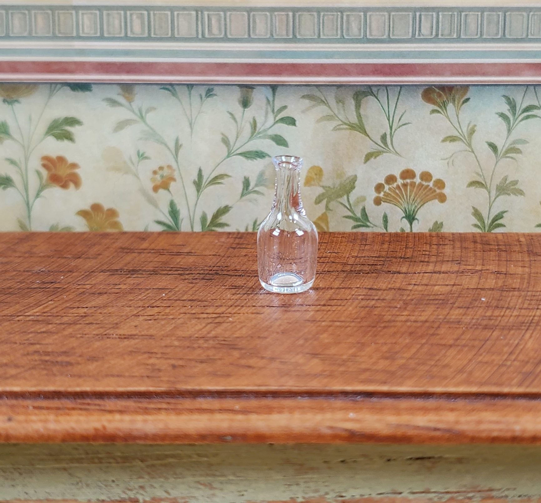 Dollhouse Small Glass Bottle 1:12 Scale Miniature Decoration Drinks