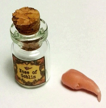 Dollhouse Potion Jar Nose of Goblin 1:12 Scale Dollhouse
