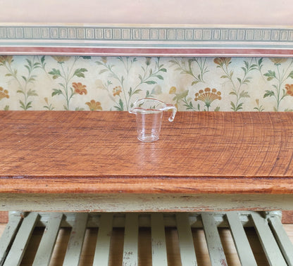 Dollhouse Clear Glass Measuring Cup 1:12 Scale Miniature
